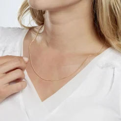 Histoire d'Or Chaîne Kena Maille Gourmette Or Jaune Best