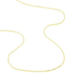 Histoire d'Or Chaîne Keyssie Maille Forçat Diamantée Or Jaune Clearance