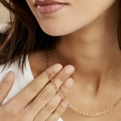 Histoire d'Or Chaîne Mayson Or Jaune Maille Cheval Hot