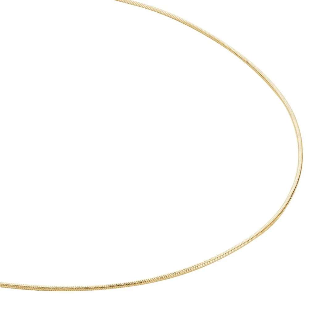 Histoire d'Or Chaîne Norma Maille Queue De Souris Plaque Or Jaune Clearance