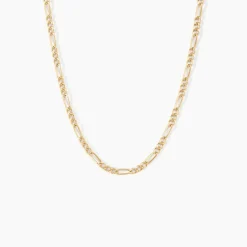 Histoire d'Or Chaîne Valene Maille Alternée 1/3 Or Jaune Discount