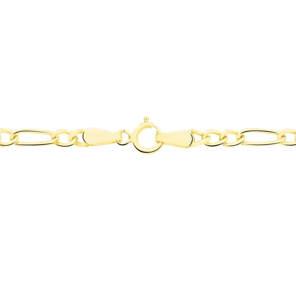 Histoire d'Or Chaîne Valene Maille Alternée 1/3 Or Jaune Discount