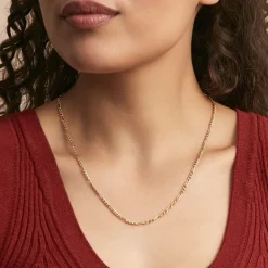 Histoire d'Or Chaîne Valene Maille Alternée 1/3 Or Jaune Discount