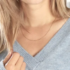 Histoire d'Or Chaîne Vince Plaqué Or Jaune Discount