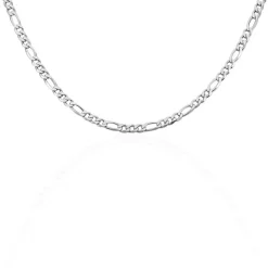 Histoire d'Or Chaîne Vivian Alternee 1/3 Argent Blanc Best