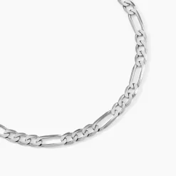 Histoire d'Or Chaîne Vivian Maille Alternee 1/3 Argent Blanc Outlet