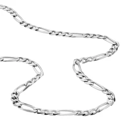 Histoire d'Or Chaîne Vivian Maille Alternee 1/3 Argent Blanc Outlet