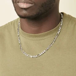 Histoire d'Or Chaîne Vivian Maille Alternee 1/3 Argent Blanc Outlet