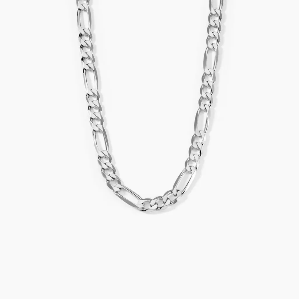 Histoire d'Or Chaîne Vivian Maille Alternee 1/3 Argent Blanc Sale