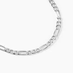 Histoire d'Or Chaîne Vivian Maille Alternee 1/3 Argent Blanc Sale