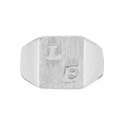 Histoire d'Or Chevaliere Argent Blanc Gringoire Carree New