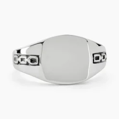 Histoire d'Or Chevaliere Argent Blanc Tarek Discount