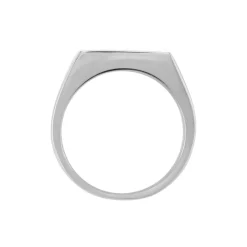 Histoire d'Or Chevalière Luciano acier gris Clearance