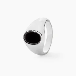 Histoire d'Or Chevalière Amaurie Argent Blanc Onyx Online