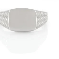 Histoire d'Or Chevalière Argent Blanc Charites Online