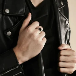 Histoire d'Or Chevalière Argent Blanc Djulian Email Sale