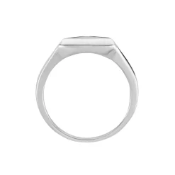 Histoire d'Or Chevalière Argent Blanc Sami