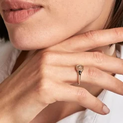 Histoire d'Or Chevalière Aviv Plaqué Or Jaune New