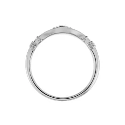 Histoire d'Or Chevalière Azteque argent blanc