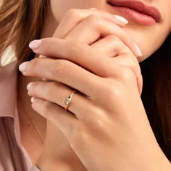 Histoire d'Or Chevalière Chauncey Or Jaune Oxyde De Zirconium Clearance