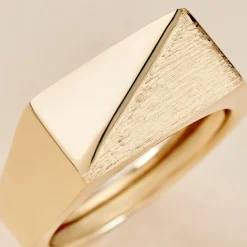 Histoire d'Or Chevalière Chuck Or Jaune Hot