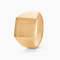 Histoire d'Or Chevalière Cillian plaqué or jaune New