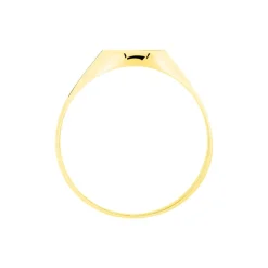 Histoire d'Or Chevalière Deimos Ovale Diamantee Soleil Or Jaune