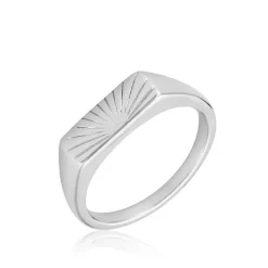 Histoire d'Or Chevalière Dotty Argent Blanc Best