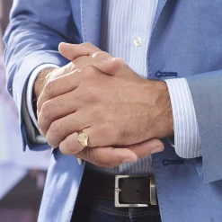 Histoire d'Or Chevalière Gerrard Ovale Diamantee Soleil Or Jaune Online