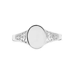 Histoire d'Or Chevalière Giacoma Argent Blanc Clearance