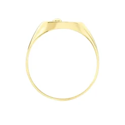 Histoire d'Or Chevalière Glynn Or Jaune Onyx Diamant Clearance