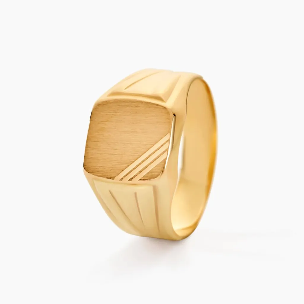 Histoire d'Or Chevalière Goliath Carree Diamantee Or Jaune Hot