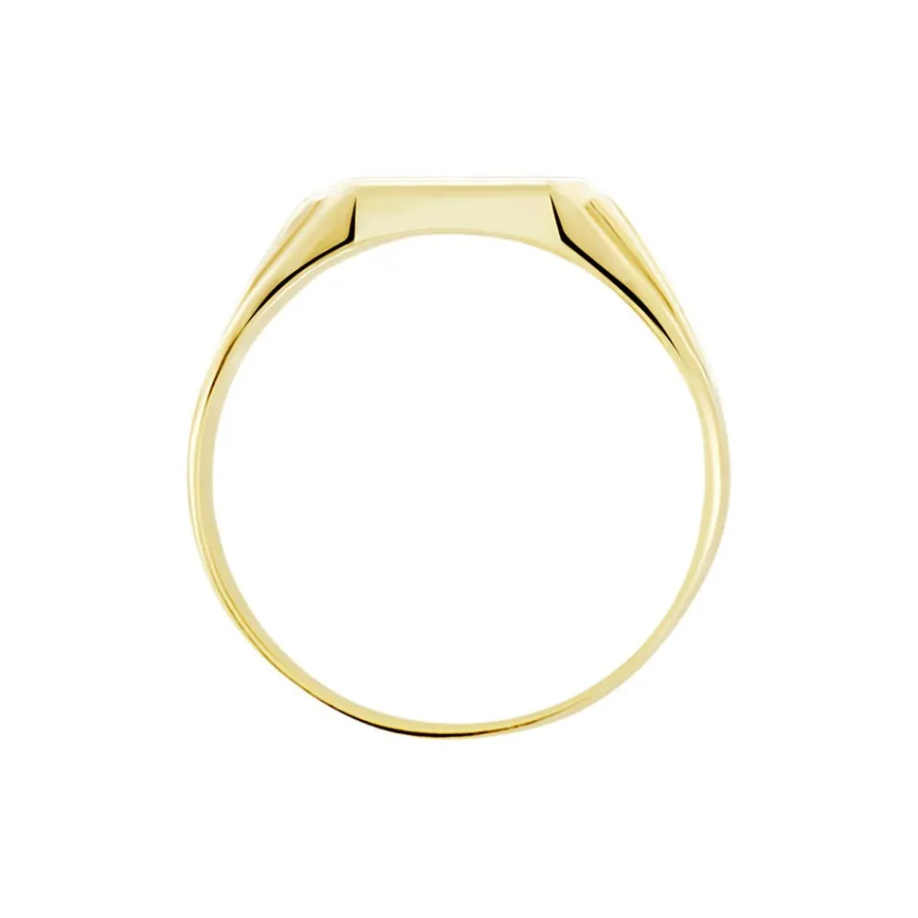 Histoire d'Or Chevalière Goliath Carree Diamantee Or Jaune Hot