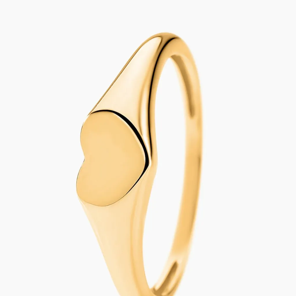 Histoire d'Or Chevalière Graciano Or Jaune Sale