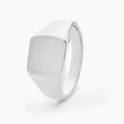 Histoire d'Or Chevalière Gringoire Argent Blanc Hot