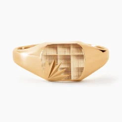 Histoire d'Or Chevalière Henry Plaque Or Jaune plaqué or jaune Outlet