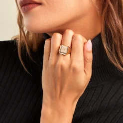 Histoire d'Or Chevalière Jackson Or Jaune