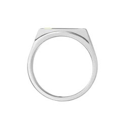 JOURDAN Chevalière Lord Acier Bicolore Diamant Online