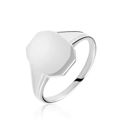 Histoire d'Or Chevalière Kaleo Argent Blanc New