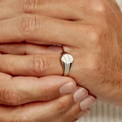 Histoire d'Or Chevalière Kety Argent Blanc Hot