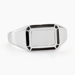 Histoire d'Or Chevalière Manny Argent Blanc Hot