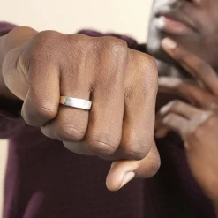 Histoire d'Or Chevalière Michel Argent Blanc Oxyde De Zirconium