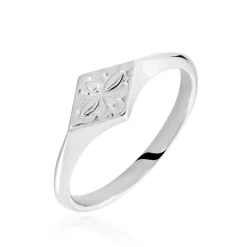 Histoire d'Or Chevalière Narva Argent Blanc Online