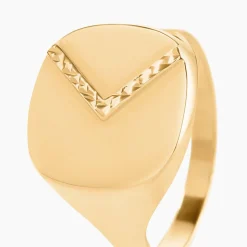 Histoire d'Or Chevalière Orsino Or Jaune Discount