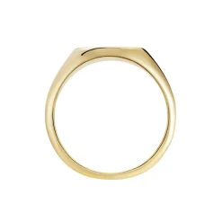 Histoire d'Or Chevalière Plaqué Or Jaune Hadrian Discount