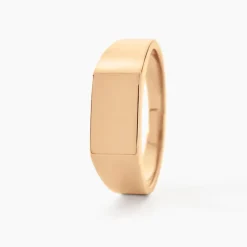 Histoire d'Or Chevalière Plaqué Or Jaune Alfonso Discount