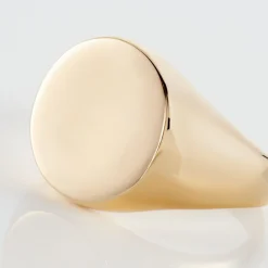 Histoire d'Or Chevalière Plaqué Or Jaune Aureliano Best