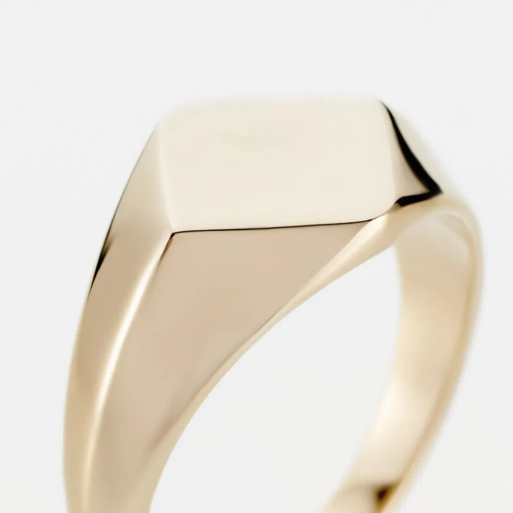 Histoire d'Or Chevalière Sebastiano Plaqué Or Jaune Best