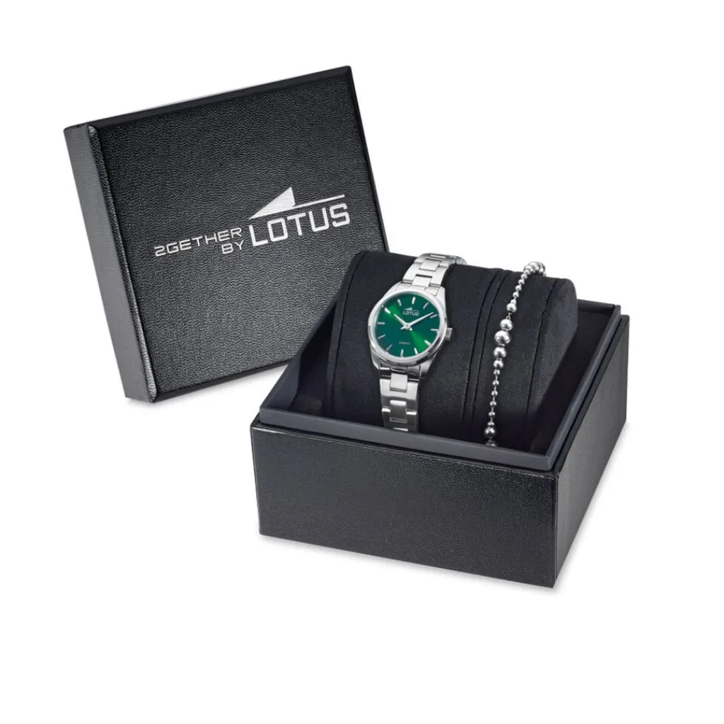 LOTUS Coffret De Montre Old Money Vert Clearance