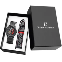 PIERRE LANNIER Coffret De Montre Paddock Noir Online